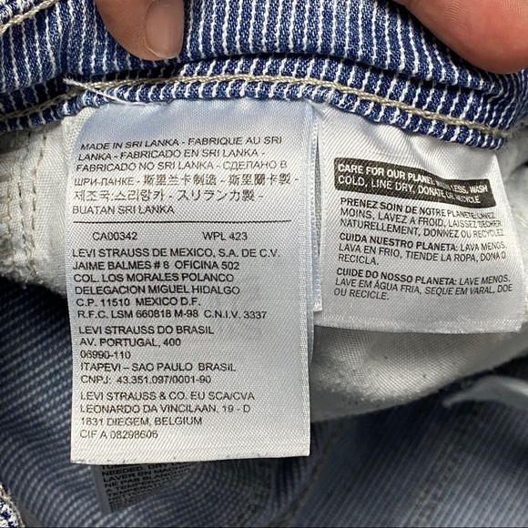 Levi’s 711 Skinny Jeans with Stripes - Picture 8 of 9